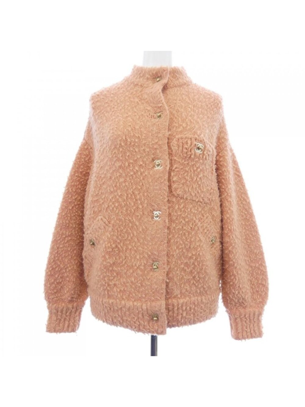 Chanel Turnlock Cardigan Pink